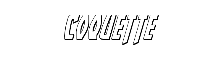 Yankee Clipper 3D Italic  Free Fonts Download