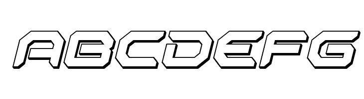 Robotaur 3D Italic  Free Fonts Download