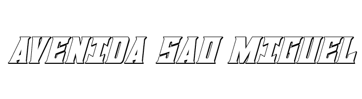 Daemonicus 3D Italic  Free Fonts Download