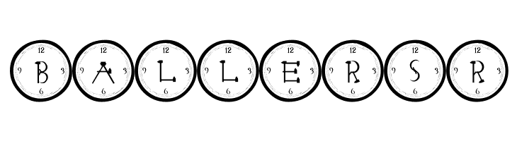 101! Clock Face  Free Fonts Download