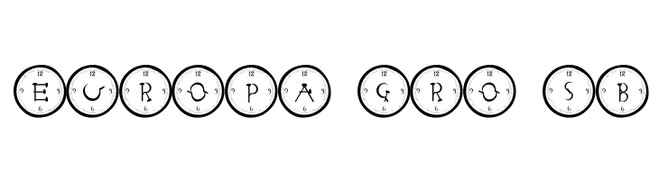 101! Clock Face  Free Fonts Download