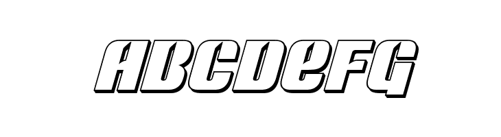 Nightwraith 3D Italic  Free Fonts Download