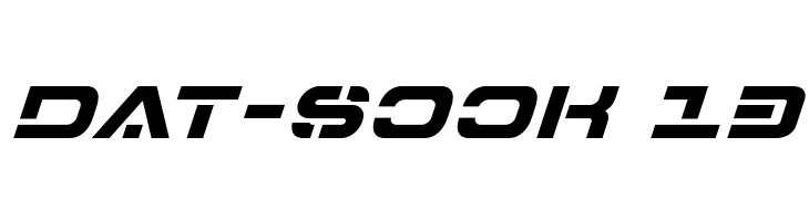 7th Service Italic  Free Fonts Download