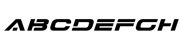 7th Service Expanded Italic  Free Fonts Download