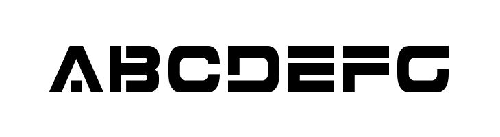 7th Service Condensed  Free Fonts Download