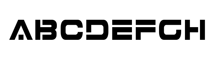 7th Service Condensed  Free Fonts Download