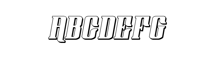 Gentleman Caller 3D Italic  Free Fonts Download