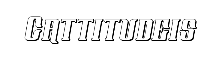 Gentleman Caller 3D Italic  Free Fonts Download