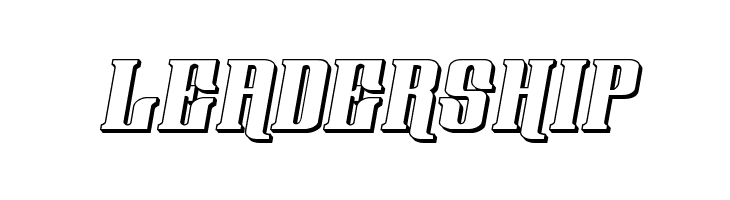 Gentleman Caller 3D Italic  Free Fonts Download