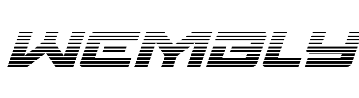 Wildcard Gradient Italic  Free Fonts Download