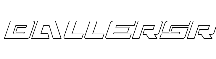 Wildcard Outline Italic  Free Fonts Download