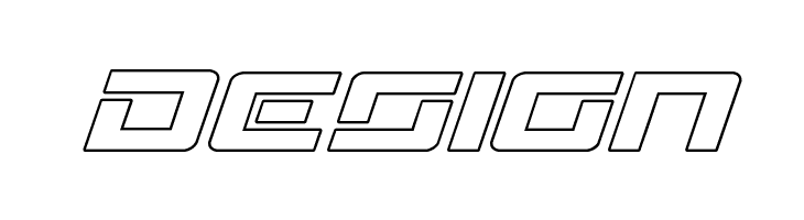 Wildcard Outline Italic  Free Fonts Download