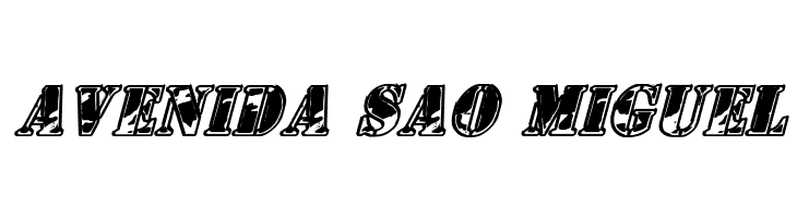 1st Cav II Italic  Free Fonts Download