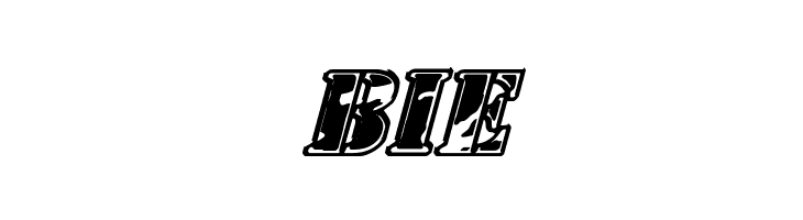 1st Cav II Italic  Free Fonts Download
