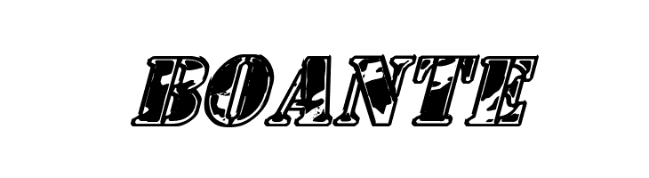 1st Cav II Italic  Free Fonts Download