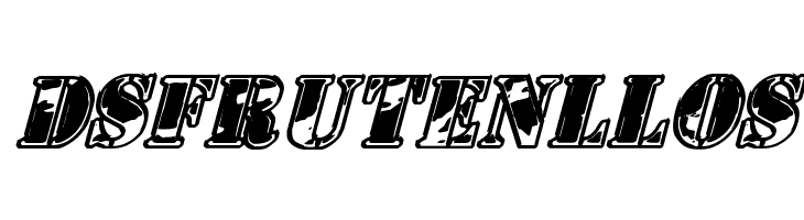 1st Cav II Italic  Free Fonts Download