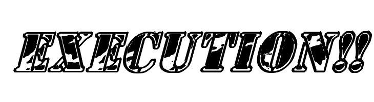 1st Cav II Italic  Free Fonts Download