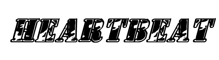 1st Cav II Italic  Free Fonts Download