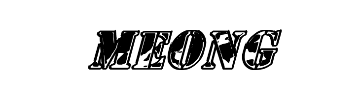 1st Cav II Italic  Free Fonts Download