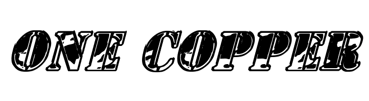 1st Cav II Italic  Free Fonts Download