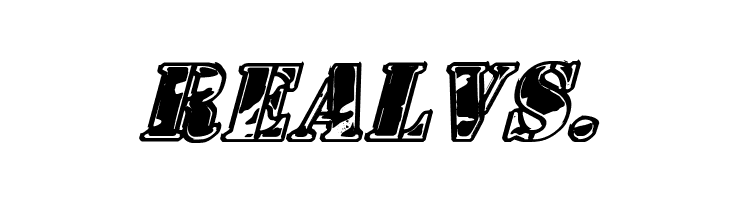 1st Cav II Italic  Free Fonts Download