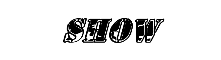 1st Cav II Italic  Free Fonts Download