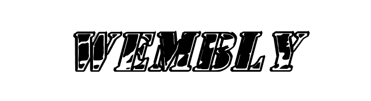 1st Cav II Italic  Free Fonts Download