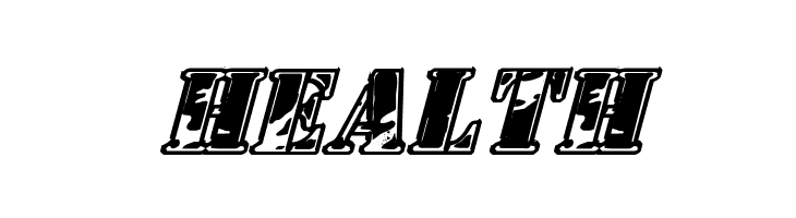 1st Cav II Italic  Free Fonts Download