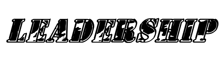 1st Cav II Italic  Free Fonts Download