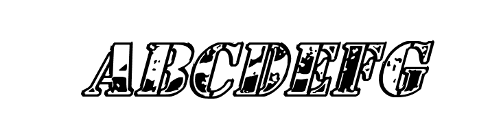 1st Cav Italic  Free Fonts Download