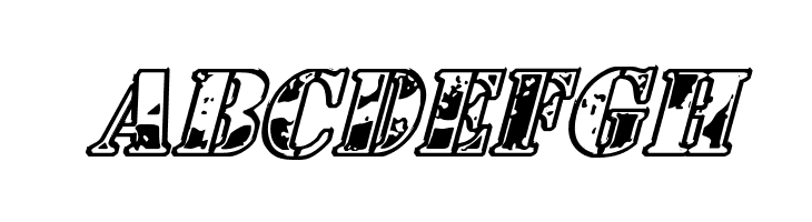 1st Cav Italic  Free Fonts Download