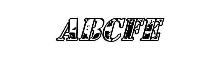 1st Cav Italic  Free Fonts Download