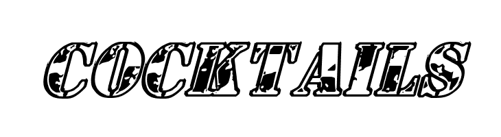 1st Cav Italic  Free Fonts Download