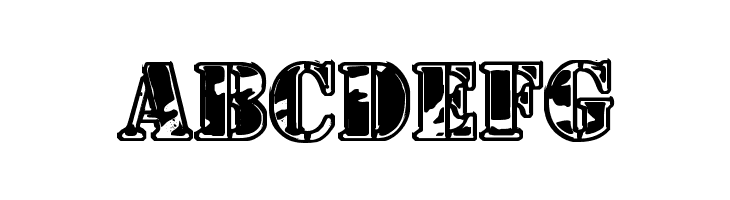 1st Cav II  Free Fonts Download