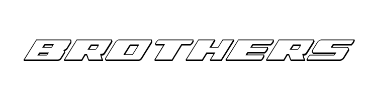 Dassault 3D Italic  Free Fonts Download