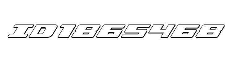 Dassault 3D Italic  Free Fonts Download