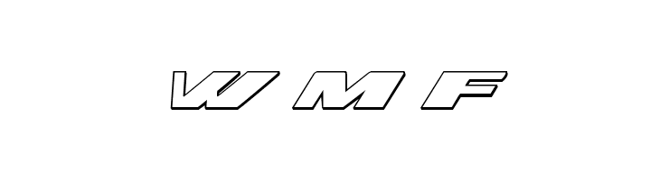 Dassault 3D Italic  Free Fonts Download