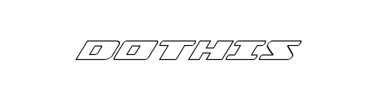 Dassault Outline Italic  Free Fonts Download