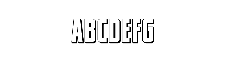 Captain Canaveral 3D  Free Fonts Download