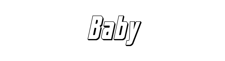 Captain Canaveral 3D Italic  Free Fonts Download