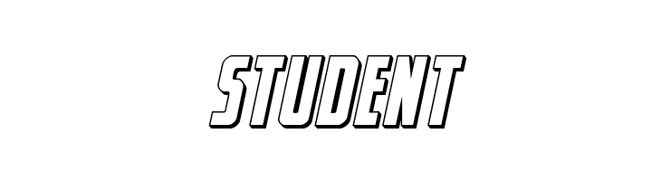 Captain Canaveral 3D Italic  Free Fonts Download