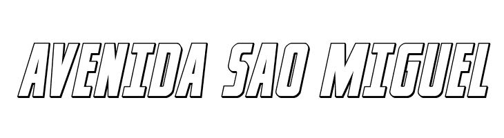 Captain Canaveral Outline Ital  Free Fonts Download