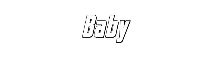 Captain Canaveral Outline Ital  Free Fonts Download