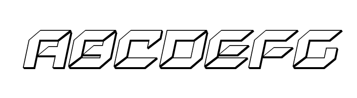 New York Escape 3D Italic  Free Fonts Download