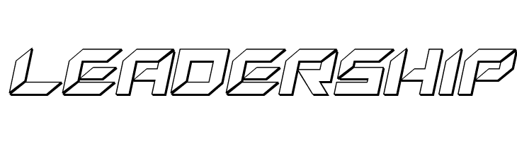 New York Escape 3D Italic  Free Fonts Download