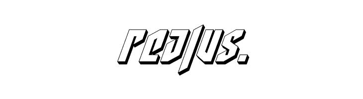 Deathshead 3D Italic  Free Fonts Download