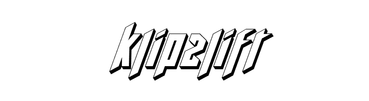 Deathshead 3D Italic  Free Fonts Download