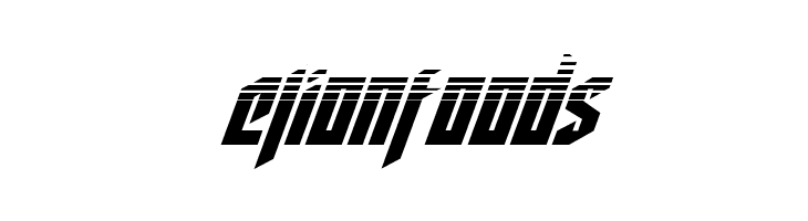 Deathshead Halftone Italic  Free Fonts Download