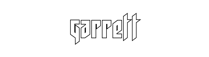 Deathshead Outline  Free Fonts Download