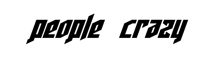 Deathshead Expanded Italic  Free Fonts Download